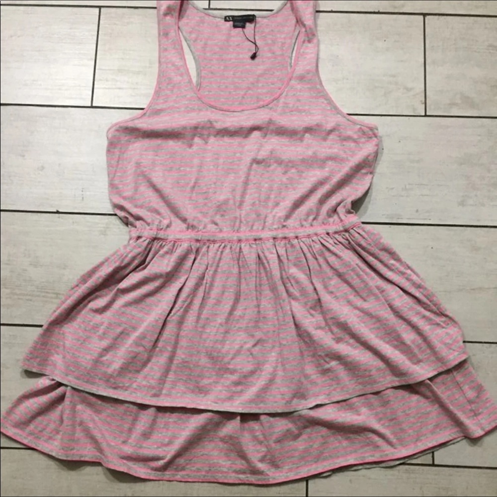Armani Exchange Racerback Tier Dress